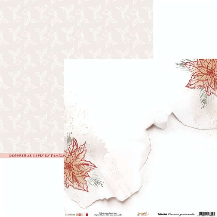 Plaisirs Gourmands Papier imprimé N°5 - Lorelai Design - Rougier et Plé