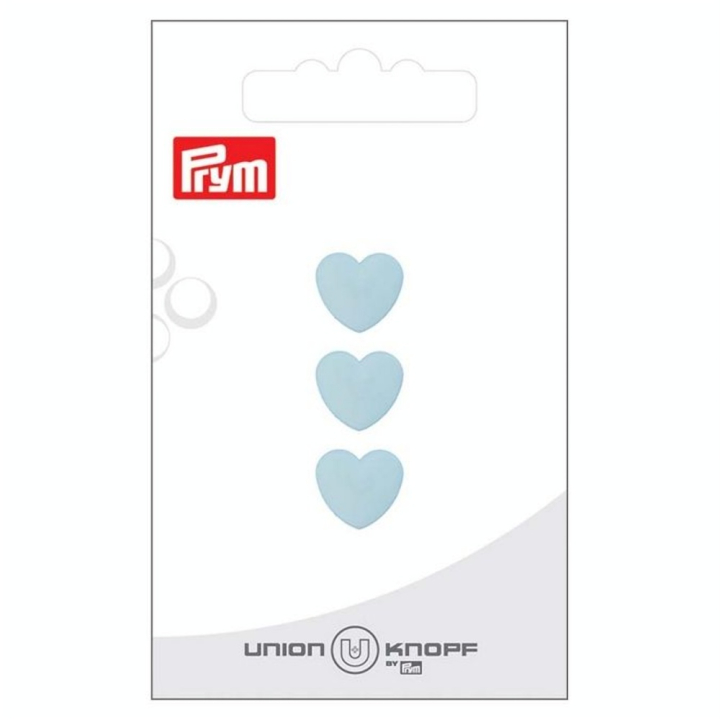 Bouton Polyester 12 mm 3 pcs Cœur - Prym - Rougier et Plé