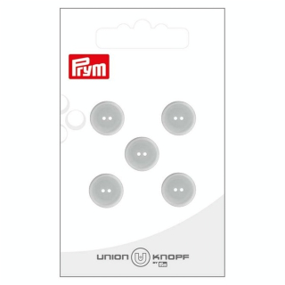Bouton Polyester 12 mm 5 pcs Transparent - Prym - Rougier et Plé
