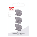 Bouton Polyester 19 mm 3 pcs Éléphant Gris clair - Prym - Rougier et Plé