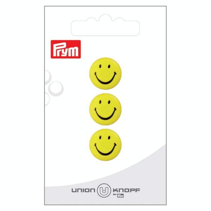 Bouton Polyester 15 mm 3 pcs Smiley - Prym - Rougier et Plé