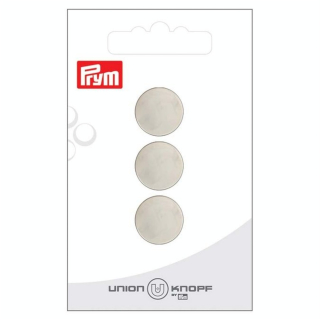 Bouton métal à queue 15 mm 3 pcs Argenté vieilli - Prym - Rougier et Plé