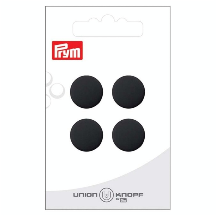 Bouton Polyester à queue 15 mm 4 pcs Noir - Prym - Rougier et Plé