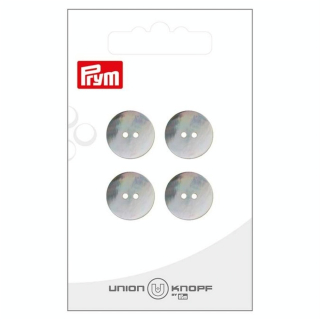 Bouton nacre 15 mm 4 pcs Blanc - Prym - Rougier et Plé