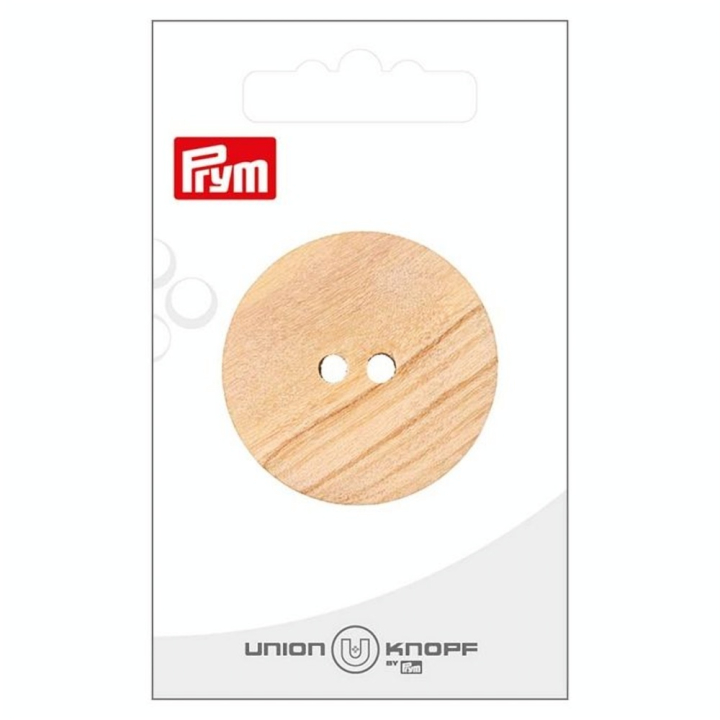 Bouton en bois 38 mm Beige - Prym - Rougier et Plé