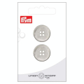 Bouton métal 20 mm 2 pcs Argenté mat - Prym - Rougier et Plé
