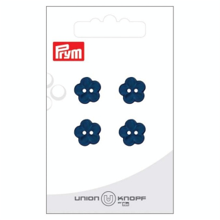 Bouton Polyester 12 mm 4 pcs Fleur - Prym - Rougier et Plé
