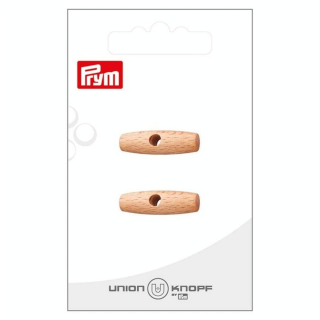 Bouton Bûchette Bois 25 mm 2 pcs - Prym - Rougier et Plé