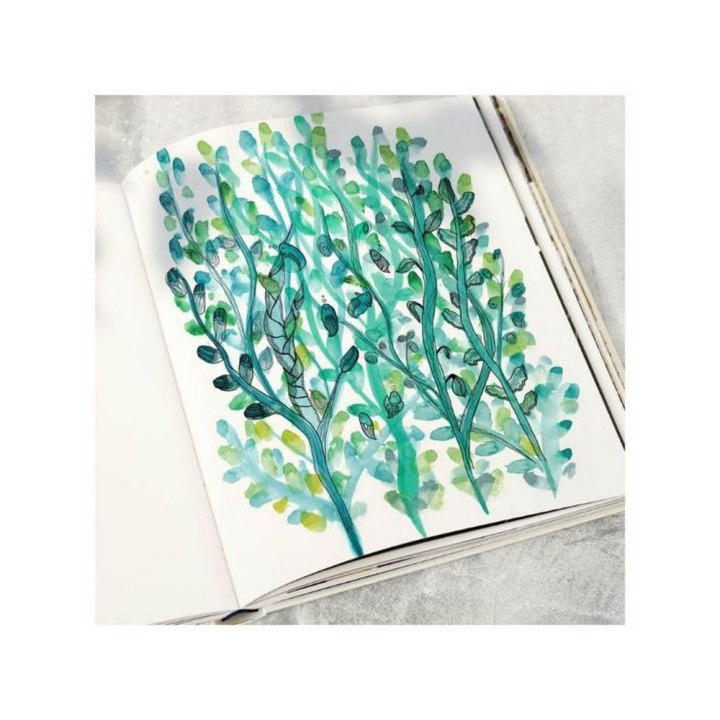 Livre de Coloriage inversé - Ambiance Nature - Un dimanche après-midi - Rougier et Plé