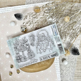Tampons transparents Le Père Noël 5 pcs - Chou & Flowers - Rougier et Plé