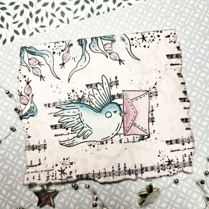 Tampon transparent Little bird - Chou & Flowers - Rougier et Plé