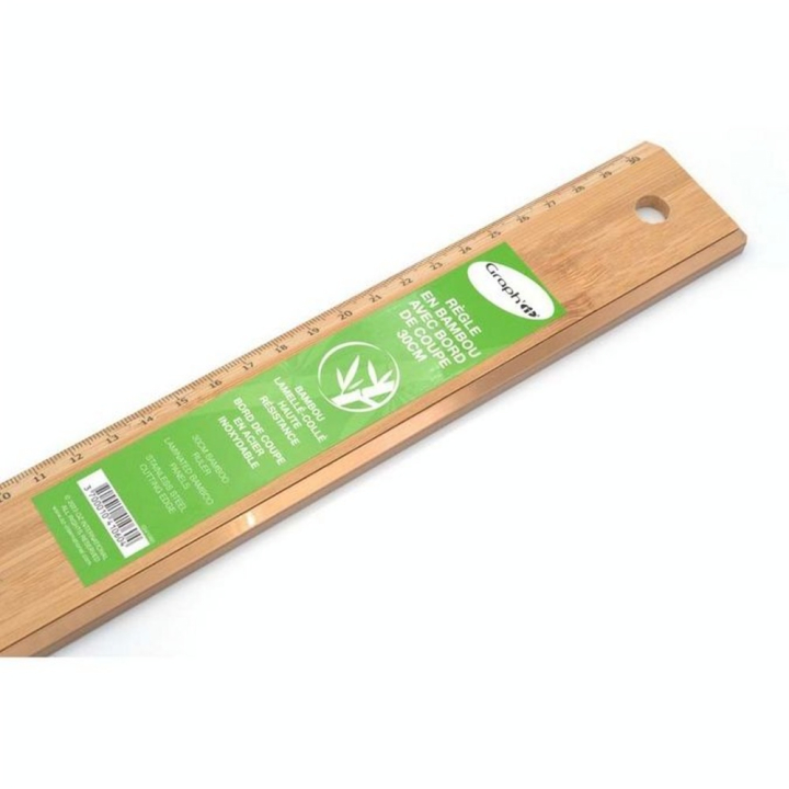 Règle de coupe en bambou 30 cm - Graph'it - Rougier et Plé