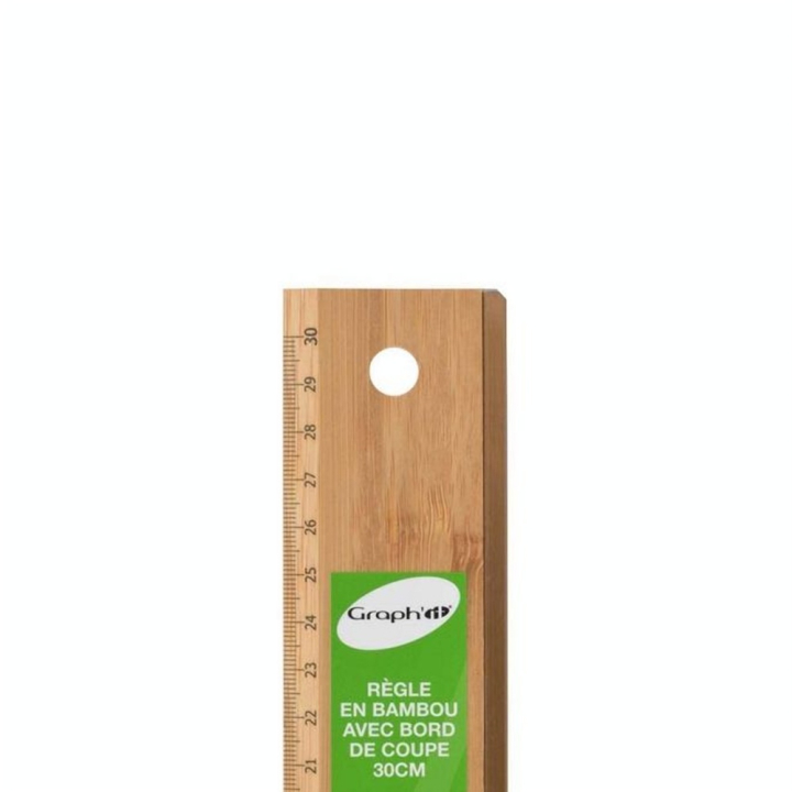 Règle de coupe en bambou 30 cm - Graph'it - Rougier et Plé
