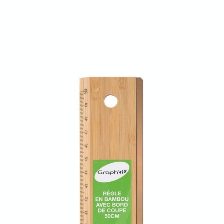 Règle de coupe en bambou 50 cm - Graph'it - Rougier et Plé