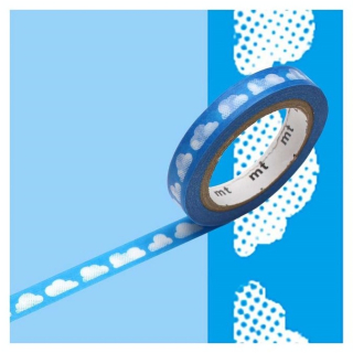 Masking Tape Nuages 0,7 cm x 7 m - Masking Tape mt - Rougier et Plé