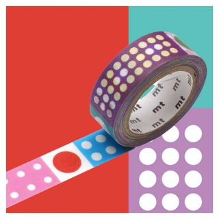 Masking Tape Kapitza Polka 15 mm x 7 m - Masking Tape mt - Rougier et Plé