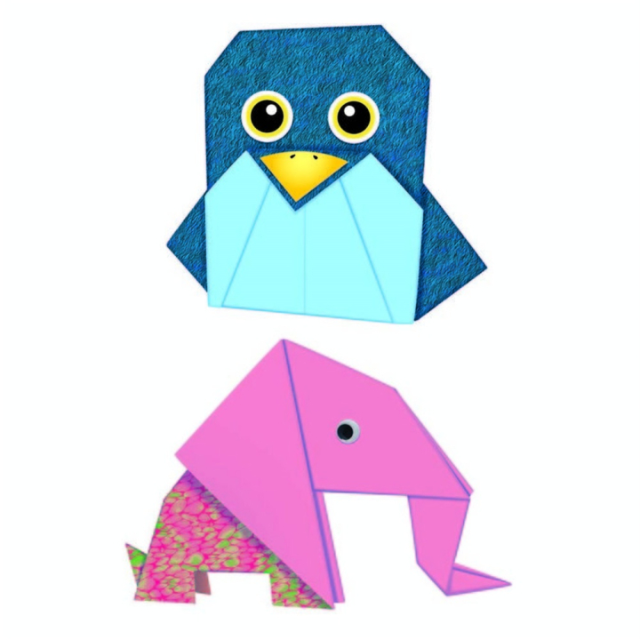 Pochette Atelier origami Animaux - Fleurus - Rougier et Plé