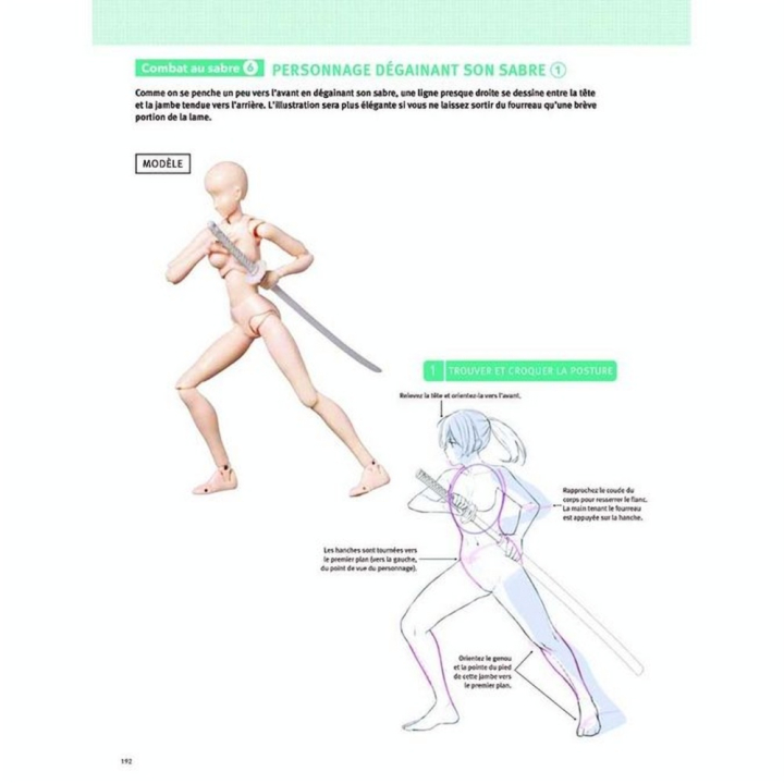 Livre Dessin Manga : Anatomie et mouvements - Éditions Vigot - Rougier et Plé