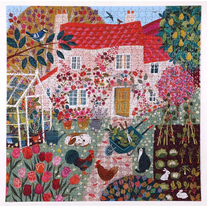 Puzzle 1000 Pièces English Cottage - Eeboo - Rougier et Plé