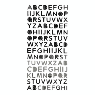 Autocollants Alphabet PVC Argenté - Artemio - Rougier et Plé