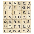 Lettre en Bois Scrabble 2 x 2 cm 42 pcs - Artemio - Rougier et Plé