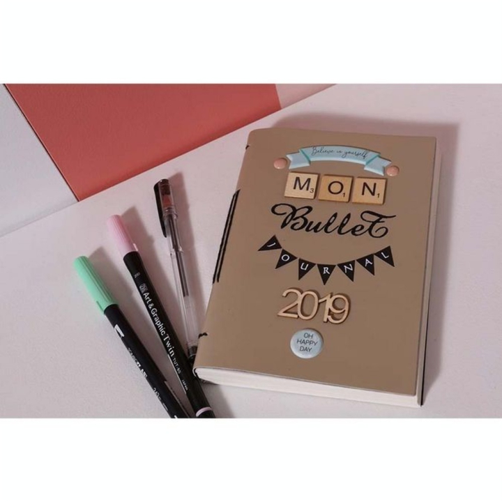 Lettre en Bois Scrabble 2 x 2 cm 42 pcs - Artemio - Rougier et Plé