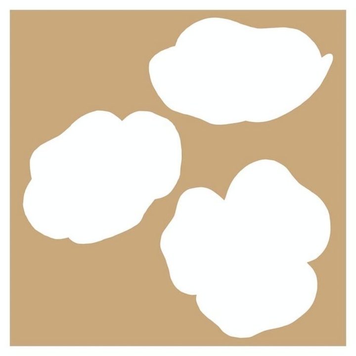 Pochoir Kraft 20 x 20 cm Coquelicots - Artemio - Rougier et Plé