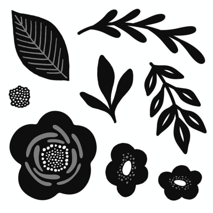 Matrice de Découpe et d'embossage Fleurs - Artemio - Rougier et Plé