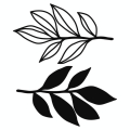 Matrice de Découpe Die Slow Life feuilles - Artemio - Rougier et Plé