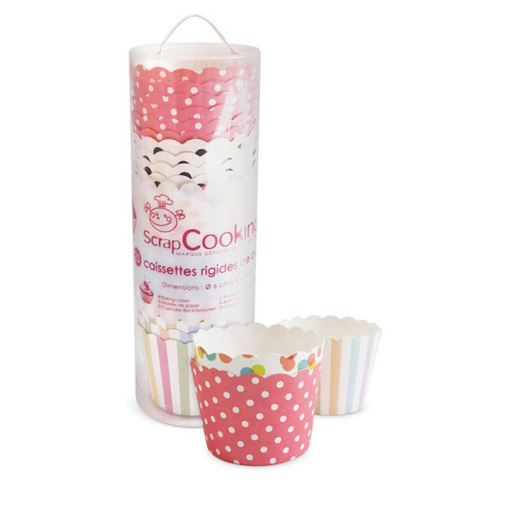 Boite de 25 caissettes de cuisson assorties - ScrapCooking - Rougier et Plé