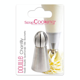 Douille chantilly en inox - ScrapCooking - Rougier et Plé