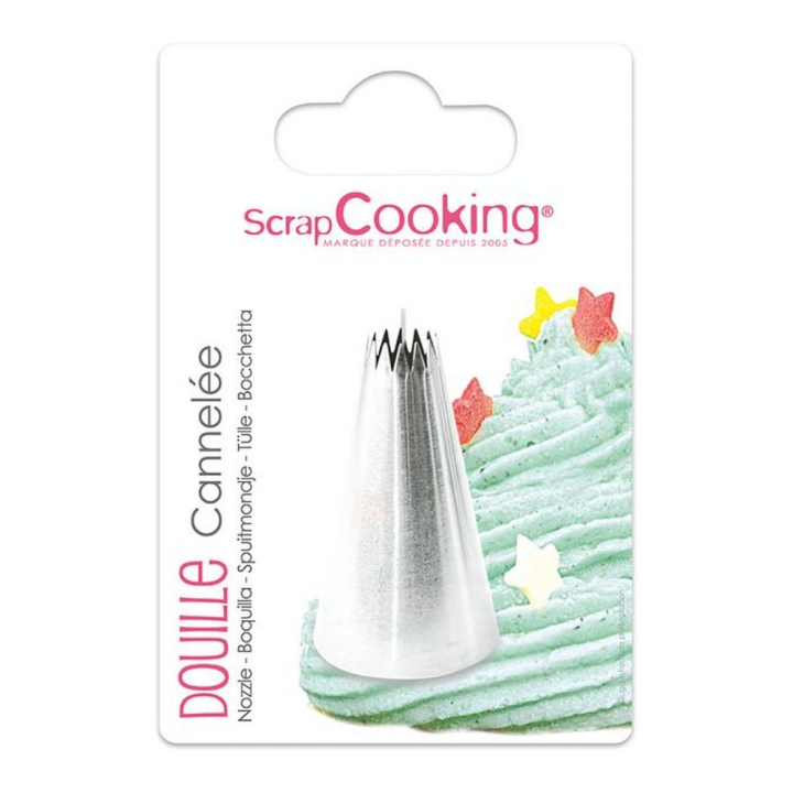Douille cannelée en inox - ScrapCooking - Rougier et Plé