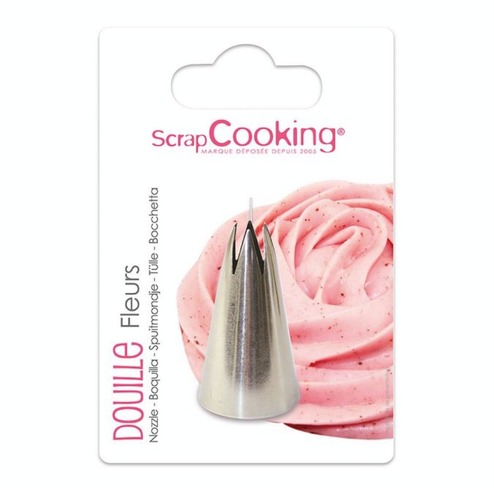 Douille à fleurs en inox - ScrapCooking - Rougier et Plé