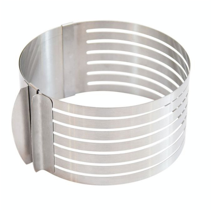 Cercle à génoise extensible inox 16 à 20 cm - ScrapCooking - Rougier et Plé