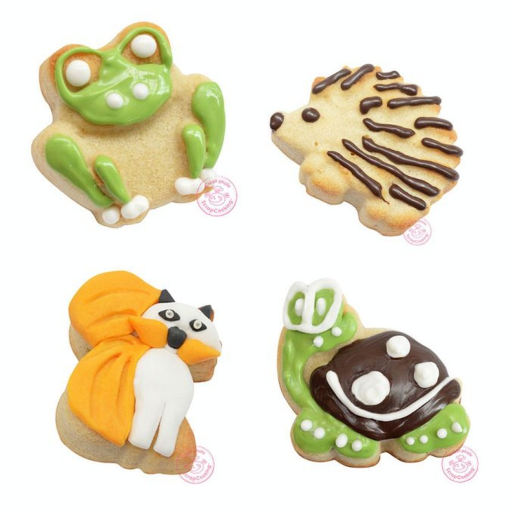 Moule silicone Animaux de la forêt - ScrapCooking - Rougier et Plé