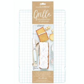 Grille pâtisserie 25 x 40 cm - ScrapCooking - Rougier et Plé