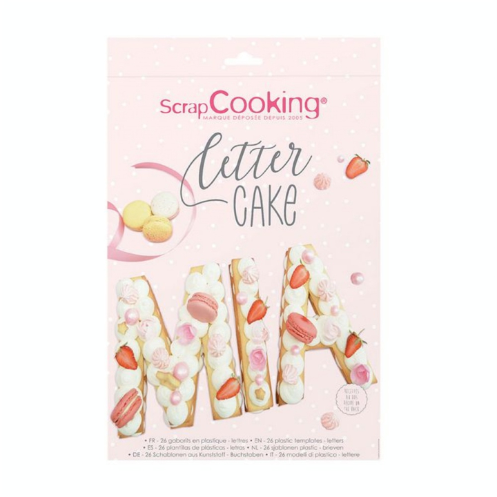 Kit Letter cake - ScrapCooking - Rougier et Plé