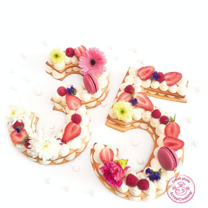 Kit Number cake - ScrapCooking - Rougier et Plé