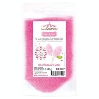 Sucre pour barbe à papa rose 160g - ScrapCooking - Rougier et Plé