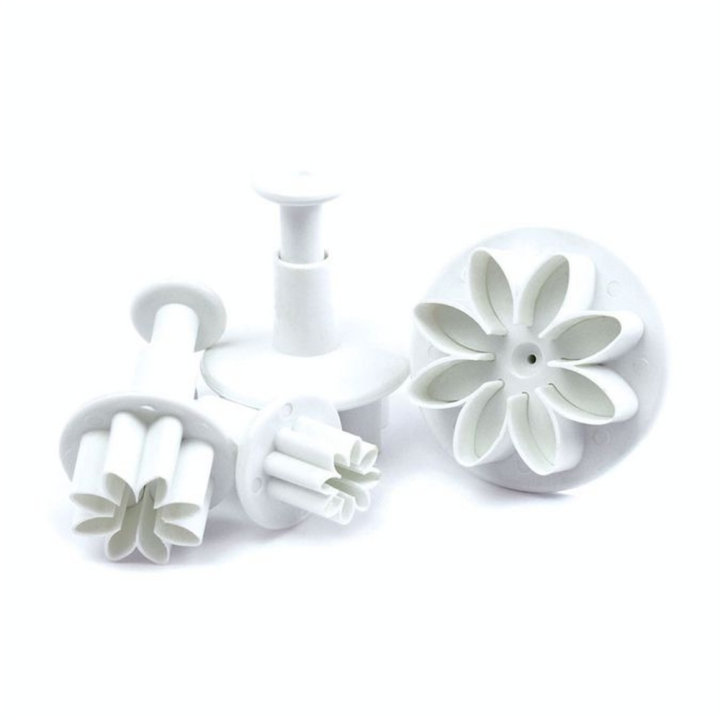 Découpoirs éjecteurs fleurs pour pâte à sucre - ScrapCooking - Rougier et Plé