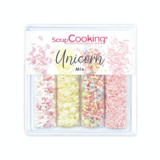 Décors sucrés Unicorn Mix 60g - ScrapCooking - Rougier et Plé