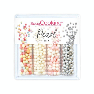Décors sucrés Pearl Mix 56g - ScrapCooking - Rougier et Plé