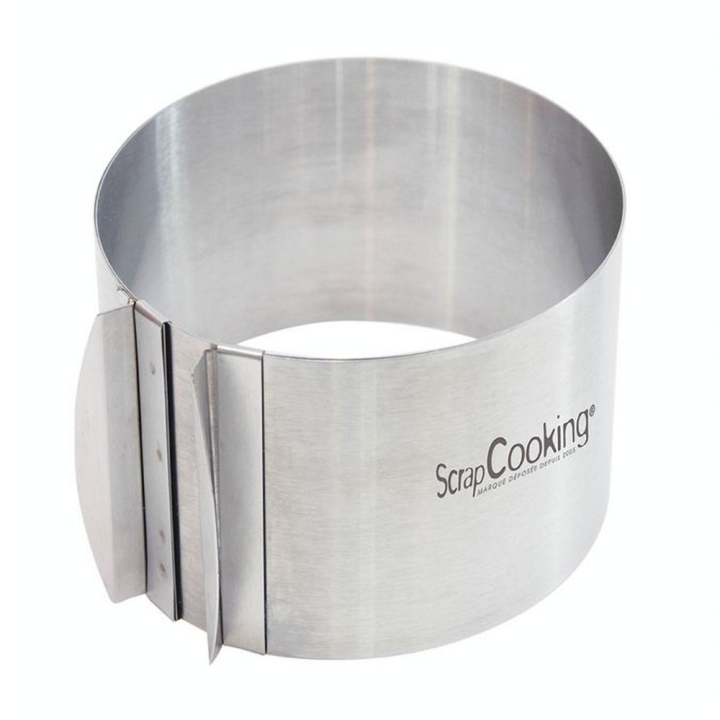Cercle pâtissier extensible H.12 cm - ScrapCooking - Rougier et Plé