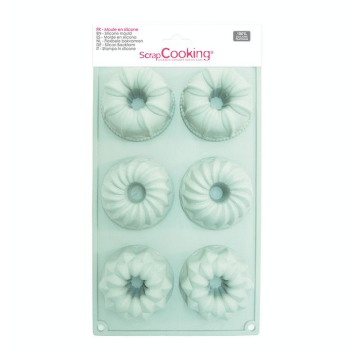 Moule silicone 6 kouglofs - ScrapCooking - Rougier et Plé