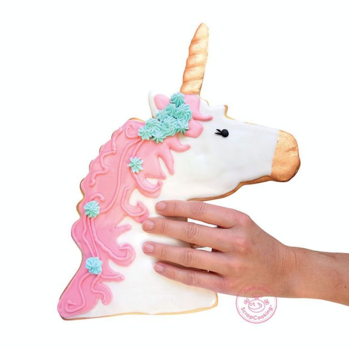 Moule Découpoir inox XXL Licorne - ScrapCooking - Rougier et Plé