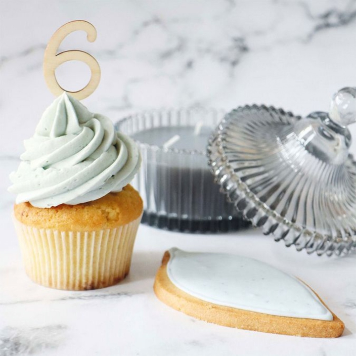 Cake topper bois Chiffres 0 à 9 - ScrapCooking - Rougier et Plé