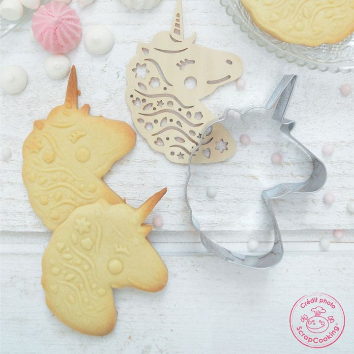 Découpoir + embosseur bois Licorne - ScrapCooking - Rougier et Plé