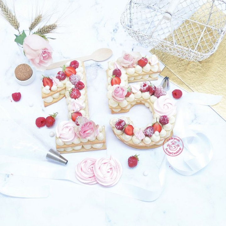 Atelier number cake - ScrapCooking - Rougier et Plé