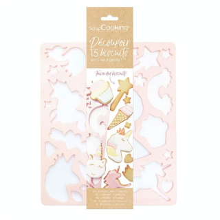 Plaque découpoir multi Licorne - ScrapCooking - Rougier et Plé