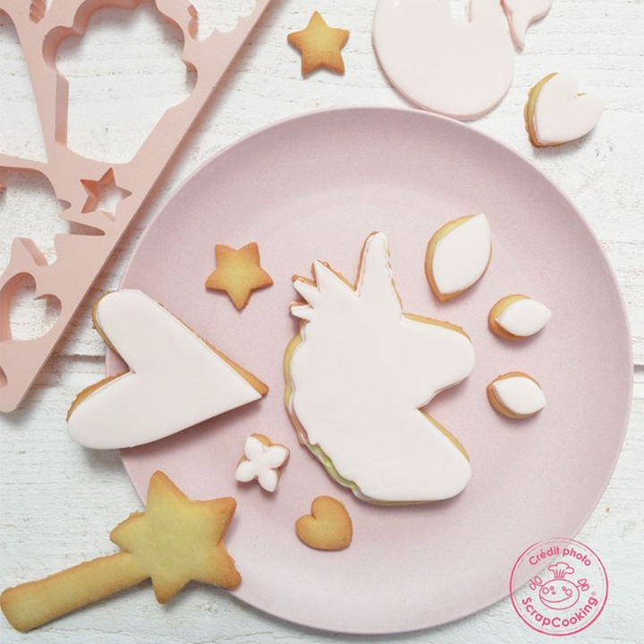 Plaque découpoir multi Licorne - ScrapCooking - Rougier et Plé